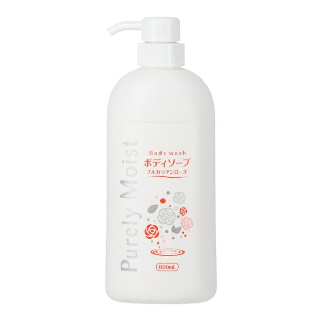 Purely Moist ボディソープ ブルガリアンローズの香り 本体