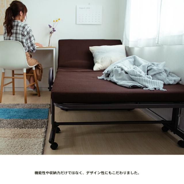 折り畳み低反発ベッド　ＢＲ／ＢＲ　１０５２００−４４０ コーナンオリジナル LIFELEX_3