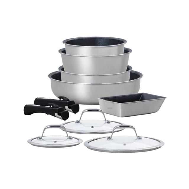 アイリスオーヤマ  ダイヤモンドグレイス 10点セット DG-S10S シルバー の通販は 9,288円