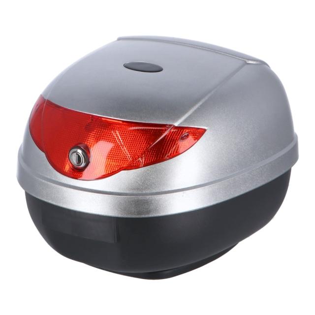 バイク用リアボックス　シルバー×ブラック　ＫＡＫ０７−９２２１ (約)幅400X奥行390X高さ290mm コーナンオリジナル LIFELEX 5,460円