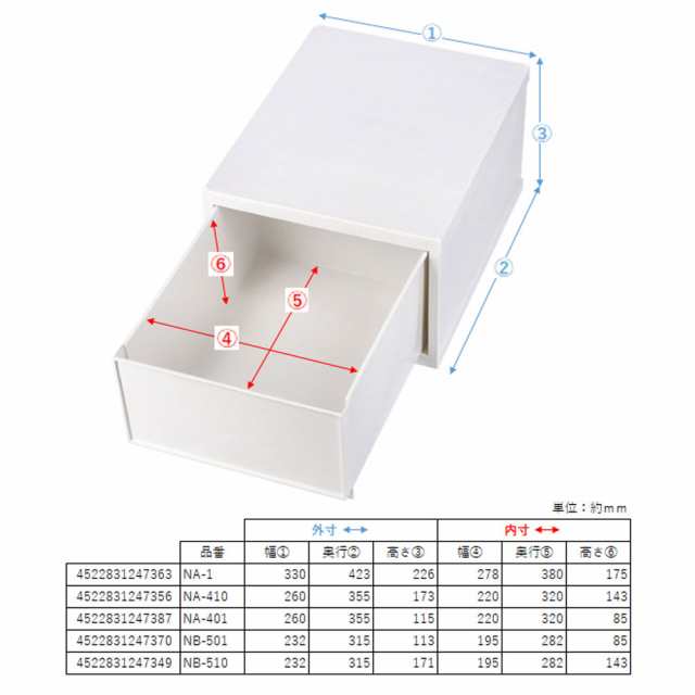 コーナンオリジナル LIFELEX モア　ナチュラル　ホワイト　ＮＡ−４０１ 約幅２６０×奥行３５５×高さ１１５ｍｍ｜au PAY マーケット