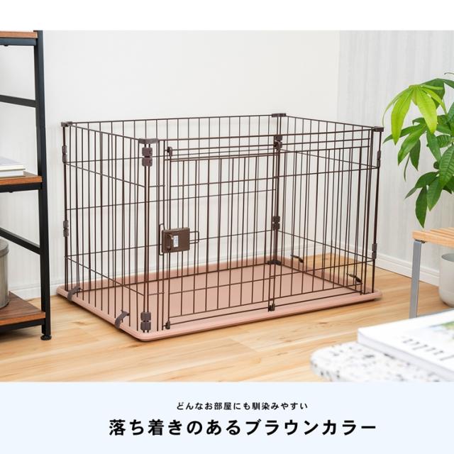 キャットケージ チョコブラウン 静謐 2段 約89cmコーナンオリジナル