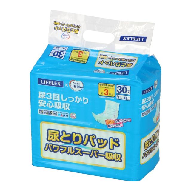 パワフルスーパー吸収３０枚 コーナンオリジナル LIFELEX×エルモアいちばん
