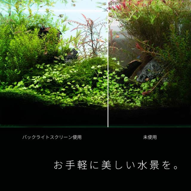 esAqua 幅60cm水槽用 調光式 LEDバックスクリーンライト Ｗ600ＸＨ360ＸＤ7mm ガラス厚6mm対応_2