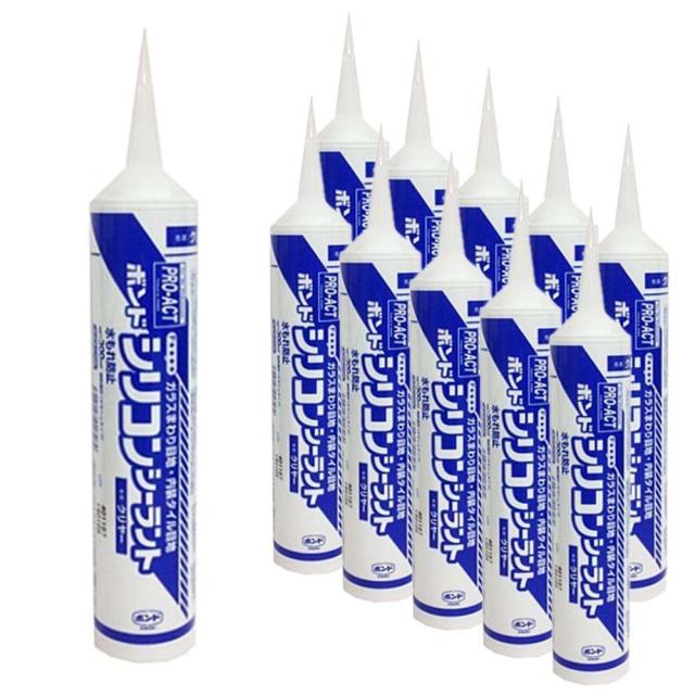 コニシ　シリコンシーラント　クリヤー　３００ｍｌ　【シリコーンシーラント　シリコンコーク】　×１０本セット コーナンオリジナル PROACT