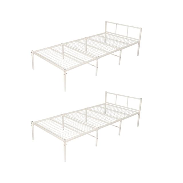 シンプルパイプベッド WH 95200-335 ×2個セット コーナンオリジナル LIFELEX_1