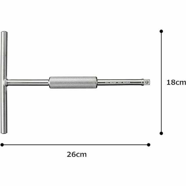 トネ(TONE) スピードT形ハンドル 203 差込角9.5mm(3/8