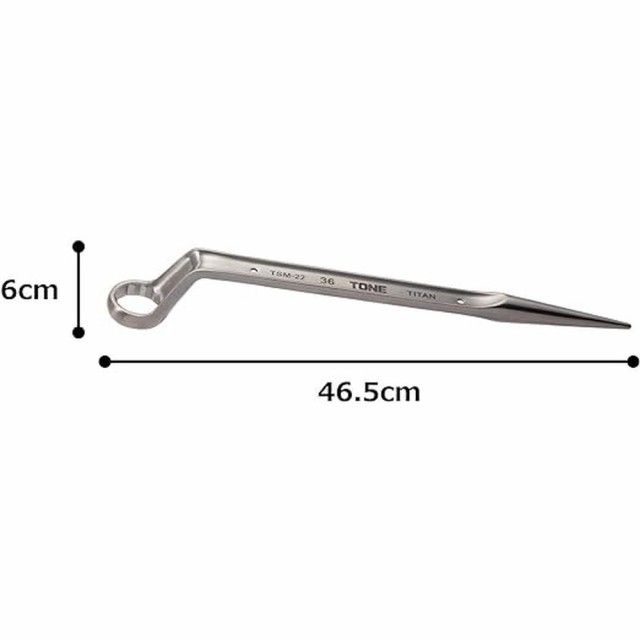 トネ(TONE) チタンシノ付めがねレンチ(トルシアボルト用) TSM-22 二面幅36mmの通販はau PAY マーケット モノパ！ au  PAY マーケット－通販サイト