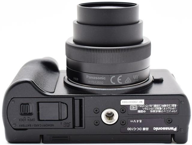 パナソニック ミラーレス Panasonic LUMIX DC-G100V 標準ズームレンズキット 中古 トライポッドグリップ＆新品SDカード付き 届いてすぐに使える 美品の通販は