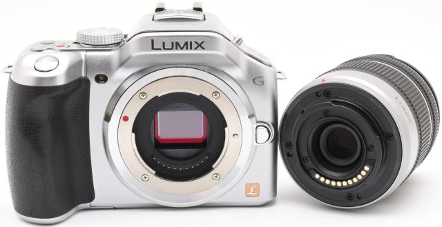 USED】パナソニック/LUMIX/DMC-G5/レンズ/H-H020/ 1：1.7/20 /充電器
