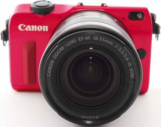 キヤノン ミラーレス CANON EOS M2 レンズキット レッド Wi-Fi搭載 SD