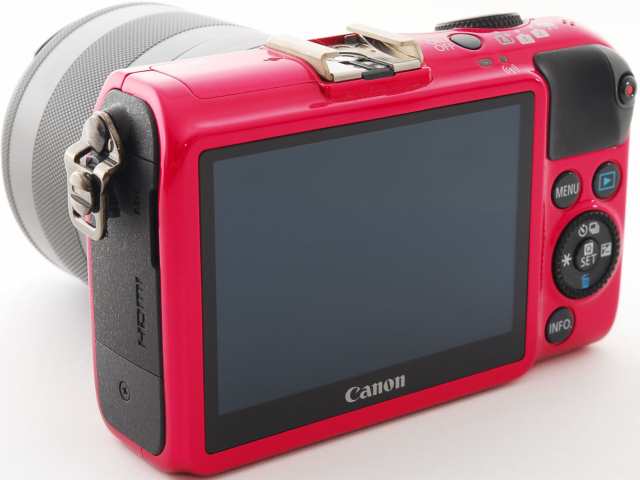 キヤノン ミラーレス CANON EOS M2 レンズキット レッド 中古 Wi-Fi搭載 新品SDカード付き 届いてすぐに使えるの通販はau PAY  マーケット - Ｉさんの camera shop au PAY マーケット店 | au PAY マーケット－通販サイト