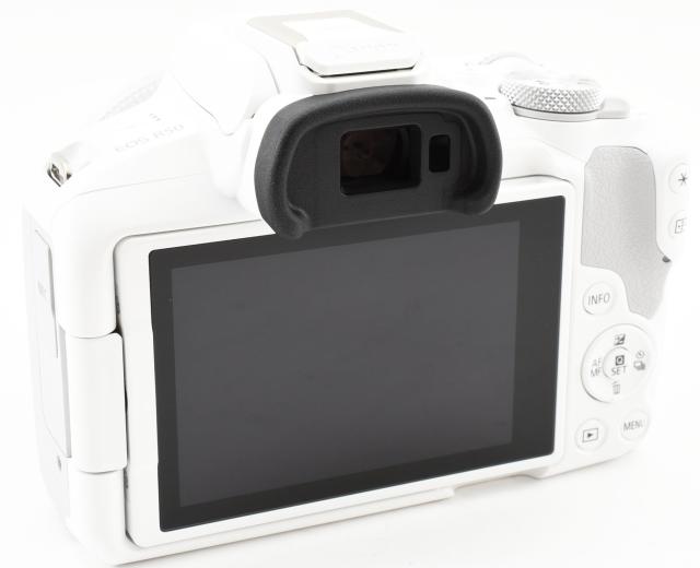 キヤノン ミラーレス CANON EOS R50 レンズキット ホワイト 未使用品 新品SDカード付き 届いてすぐに使える Wi-Fi Bluetooth 4K対応 長期保証_4