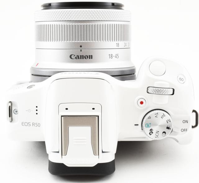 キヤノン ミラーレス CANON EOS R50 レンズキット ホワイト 未使用品 新品SDカード付き 届いてすぐに使える Wi-Fi Bluetooth 4K対応 長期保証_7