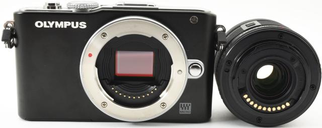 オリンパス ミラーレス OLYMPUS PEN Lite E-PL3 レンズキット ブラック