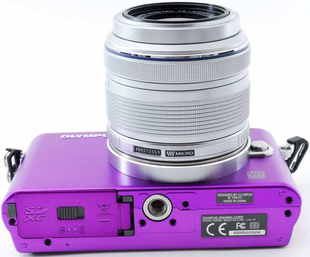 オリンパス ミラーレス OLYMPUS PEN mini E-PM1 レンズキット パープル