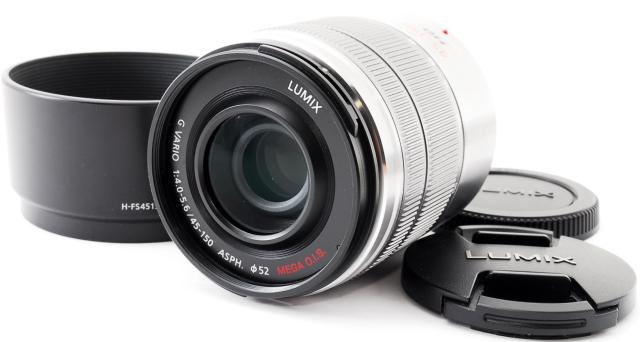 望遠レンズ Panasonic LUMIX G VARIO 45-150mm F4.0-5.6 ASPH. MEGA O.I.S. H-PS45150 k2636-2