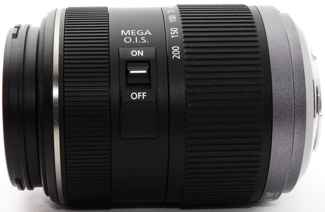 パナソニック 望遠レンズ Panasonic LUMIX G VARIO 45-200mm F4.0-5.6 MEGA O.I.S. 中古 レンズフード ＆レンズポーチ付き 長期保証