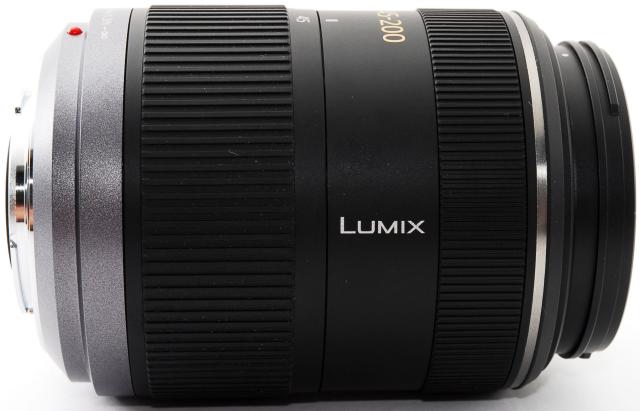 パナソニック 望遠レンズ Panasonic LUMIX G VARIO 45-200mm F4.0-5.6 MEGA O.I.S. 中古 レンズフード ＆レンズポーチ付き 長期保証