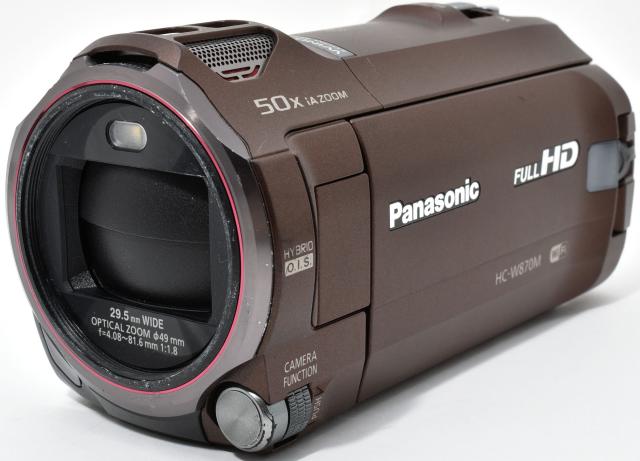 ビデオカメラ パナソニック Panasonic HC-W870M ブラウン 中古 ビデオカメラ パナソニック Panasonic HC-W870M ブラウン 中古