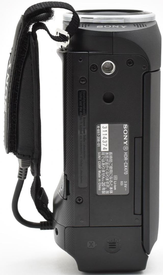 ビデオカメラ ソニー SONY HDR-CX470 ブラック 中古 新品SDカード付き