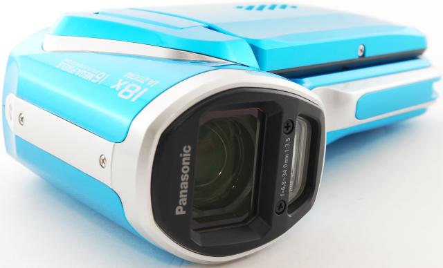 パナソニック ビデオカメラ Panasonic HX-WA3 ブルー SDカード