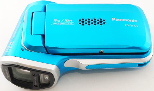 パナソニック ビデオカメラ Panasonic HX-WA3 ブルー SDカード