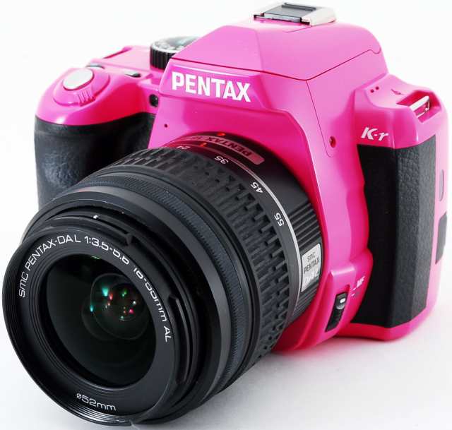 ペンタックス デジタル一眼 PENTAX K-R レンズキット ピンク×ブラック 中古 新品SDカード付き 届いてすぐに使える