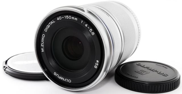望遠レンズ オリンパス 未使用品 保証 OLYMPUS M.ZUIKO DIGITAL ED 40-150mm R シルバー_1