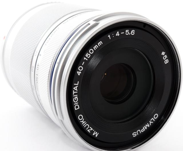 望遠レンズ オリンパス 未使用品 保証 OLYMPUS M.ZUIKO DIGITAL ED 40-150mm R シルバー_3