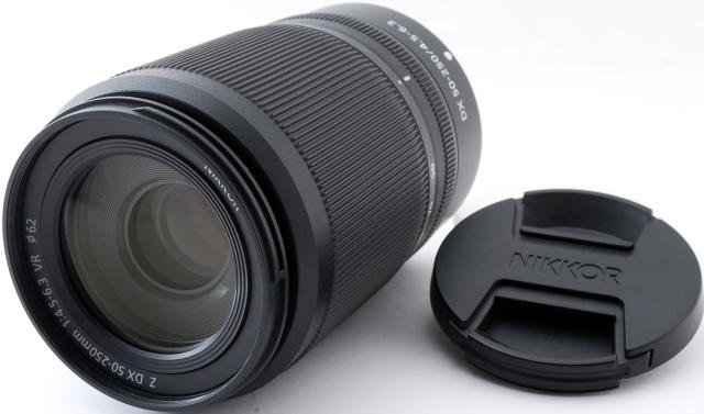 ニコン Nikon 交換レンズ NIKKOR Z DX 50-250mm f/4.5-6.3 VR 中古 保証 レンズフード付き 未使用に近いの通販は