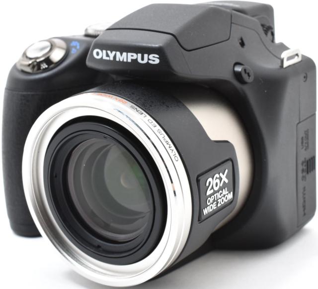 オリンパス コンデジ OLYMPUS CAMEDIA SP-590UZ 中古 美品 メモリーカード付き 届いてすぐに使える 光学26倍ズーム コンパクト 長期保証