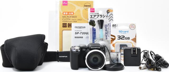 オリンパス コンデジ OLYMPUS SP-720UZ 中古 新品SDカード ＆ カメラケース付き 届いてすぐに使える 動画撮影 光学26倍ズーム 長期保証_12