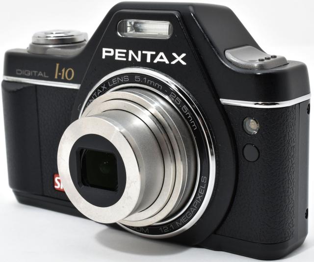 ペンタックス コンデジ PENTAX Optio I-10 ブラック 中古 新品SDカード付き 届いてすぐに使える 軽量 コンパクト かわいい 動画撮影 長期保証