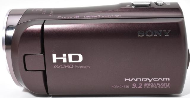ビデオカメラ ソニー SONY HDR-CX420 ブラウン 中古 新品SDカード