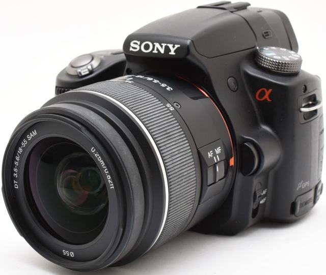 デジタル一眼 ソニー SONY α55 レンズキット 新品SDカード ＆ 予備