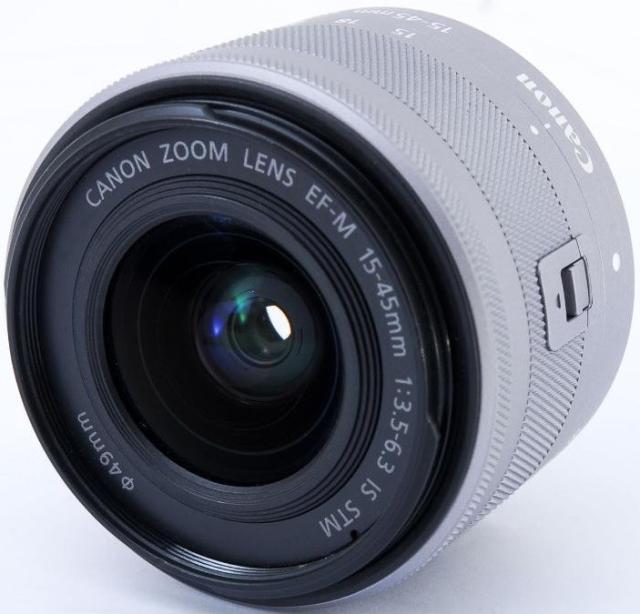 格安❤️新品 Canon 標準ズームレンズ EF-M 15-45mm シルバー EF-M Canon EF-M15-45mm F3.5-6.3 IS STM シルバー キヤノン 標準