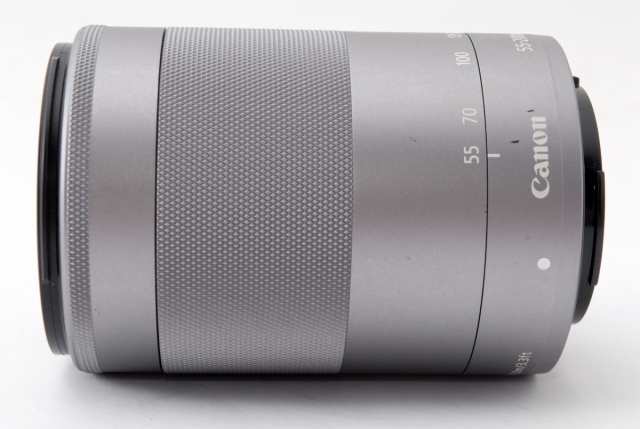 CANON おすすめ 望遠レンズ キヤノン EF-M 55-200mm IS STM シルバー 中古 保証