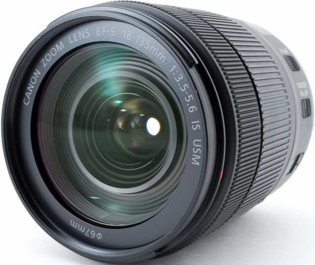 キヤノン 交換レンズ Canon EF-S 18-135mm F3.5-5.6 IS USM 中古 保証 APS-C専用 レンズフード＆レンズプロテクター付き