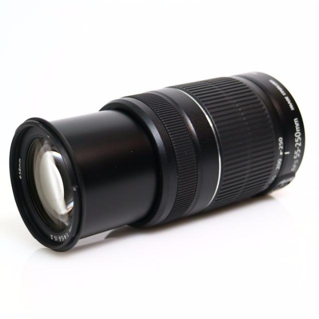 キヤノン 望遠レンズ CANON EF-S 55-250mm F3.5-5.6 IS II 中古 保証 元箱 ＆ レンズプロテクター付き 手振れ補正_2