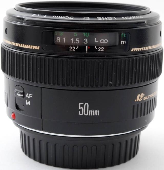 Canon - EF50mm F1.4 USM 未使用 保証あり 送料込 キヤノン EF50mm F1.4 USM 2515A002 [Canon EF5014U 標準レンズ
