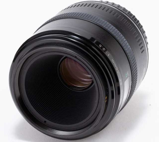 キヤノン 単焦点レンズ CANON EF 50mm F2.5 コンパクトマクロ 中古 保証