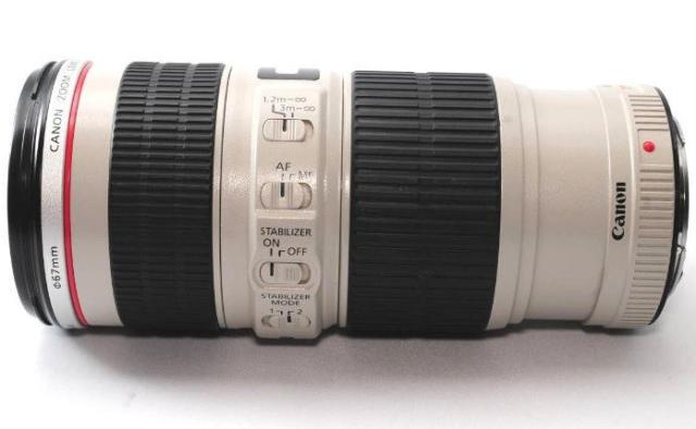 【中古】CANON EF 70-200mm f/4L IS USM 中望遠レンズ 望遠レンズ 中古 保証 CANON キヤノン EF 70-200mm F4L IS USM