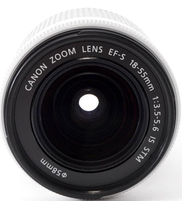 Canon EF-S 18-55mm レンズ 白 キヤノン（Canon） Canon EF-S 18-55mm F/4-5.6 IS STM シルバー 美品