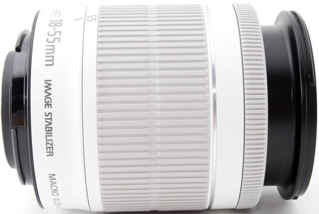 Canon EF-S 18-55mm レンズ 白 キヤノン（Canon） Canon EF-S 18-55mm F/4-5.6 IS STM シルバー 美品