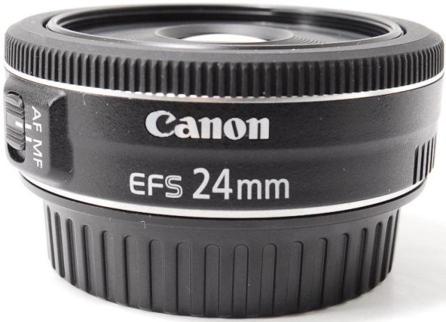 キヤノン 単焦点 レンズ CANON EF-S 24mm F2.8 STM APS-C対応 中古 保証