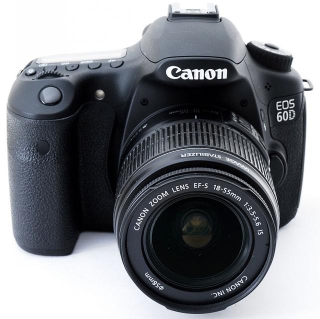 キヤノン デジタル一眼 CANON EOS 60D レンズキット 中古 新品SDカード 