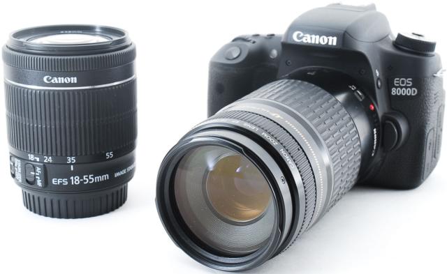 ☘️良品✨Wi-Fi搭載☘️ Canon EOS 8000D 望遠ダブルズーム Canon EOS