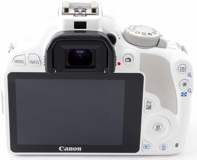 デジタル一眼 CANON キヤノン EOS Kiss X7 ホワイト ダブルズーム 中古 ...