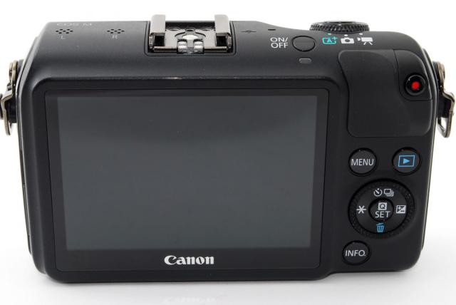 キヤノン ミラーレス CANON EOS M ブラック レンズキット 中古 新品SD